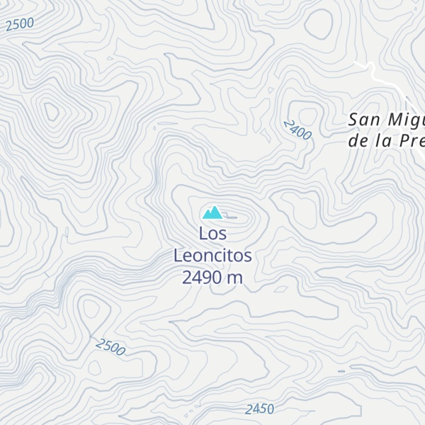 Map of Los Leoncitos