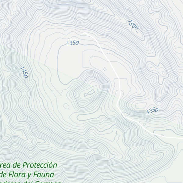 Map of Cerro Aguachile