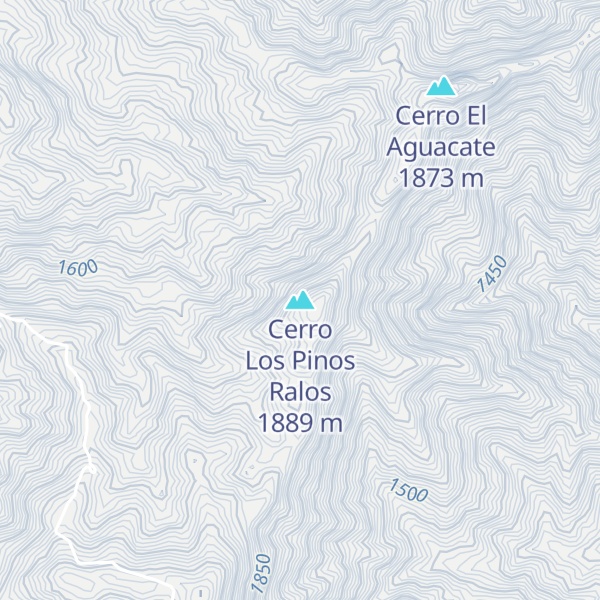 Map of Cerro Los Pinos Ralos