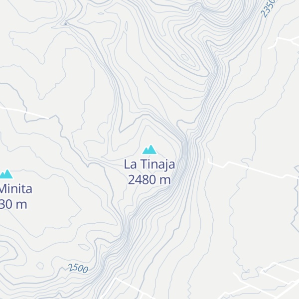 Map of La Tinaja