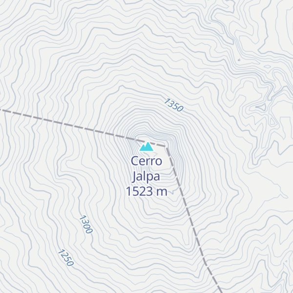 Map of Cerro Jalpa