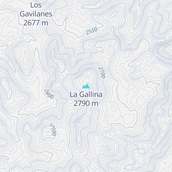 Map of La Gallina