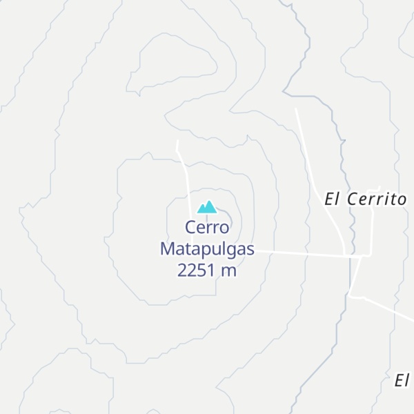 Map of Cerro Matapulgas