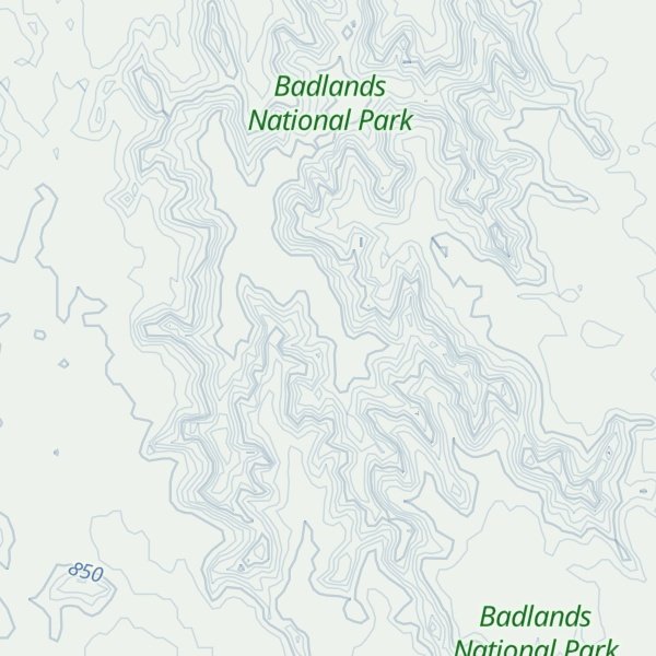 Map of Cedar Butte