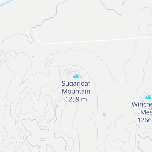 Map of Sugarloaf Mountain