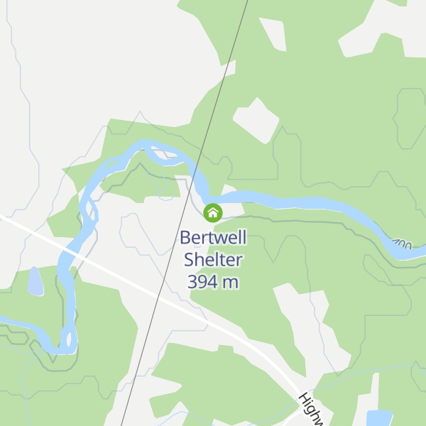 Map of Bertwell Shelter