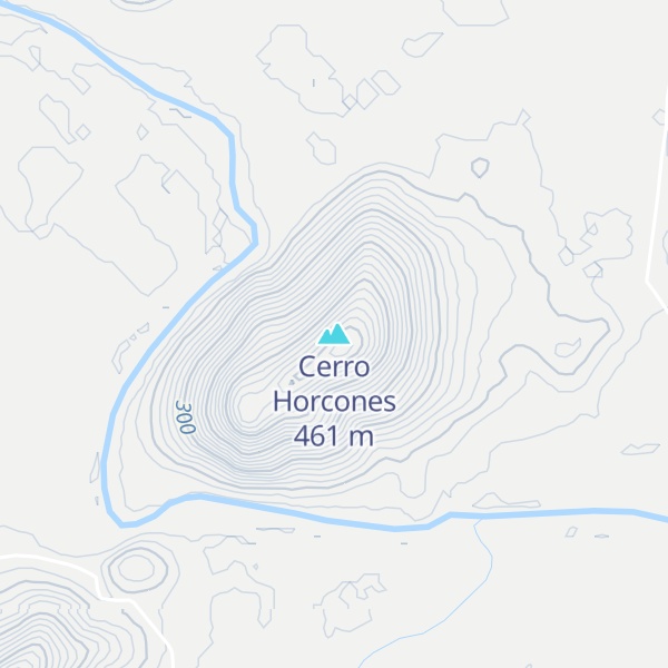 Map of Cerro Horcones