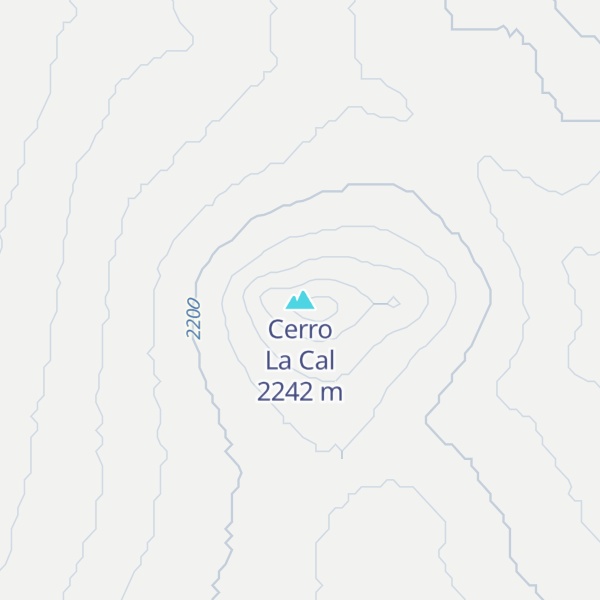 Map of Cerro La Cal