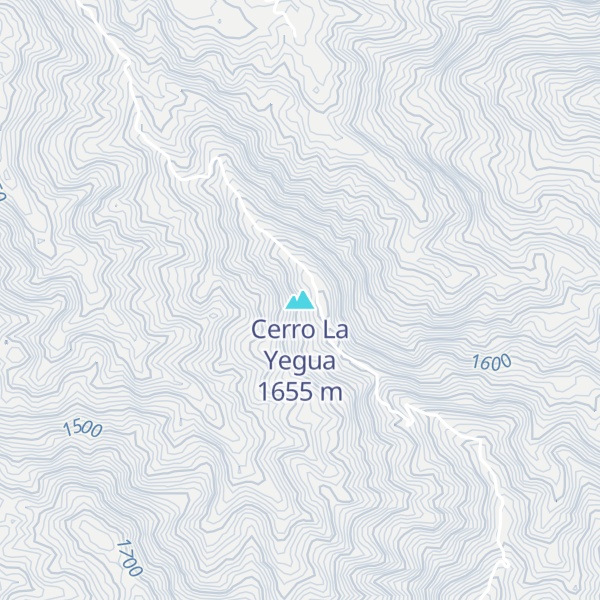 Map of Cerro La Yegua