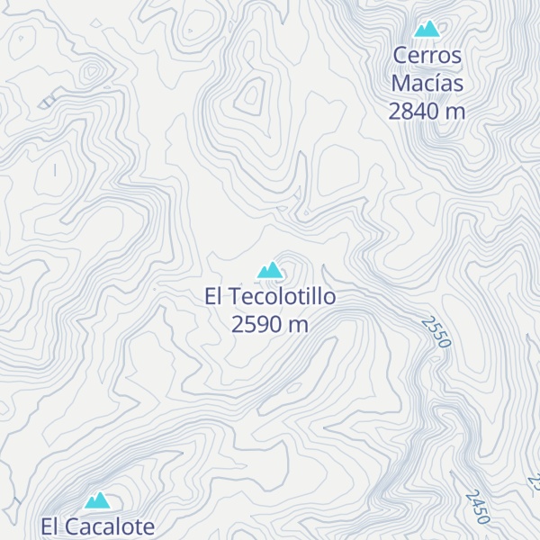 Map of El Tecolotillo