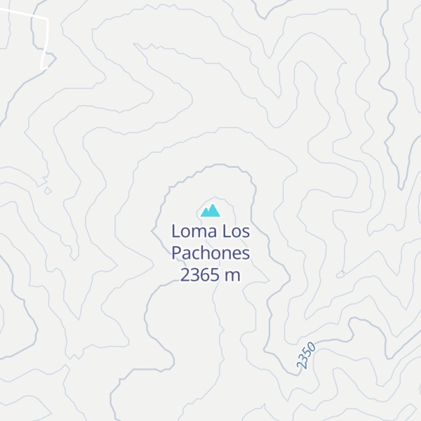 Map of Loma Los Pachones