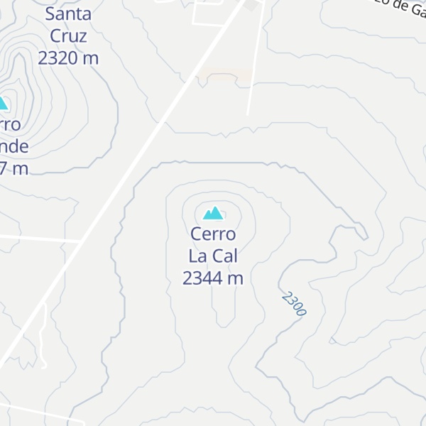 Map of Cerro La Cal