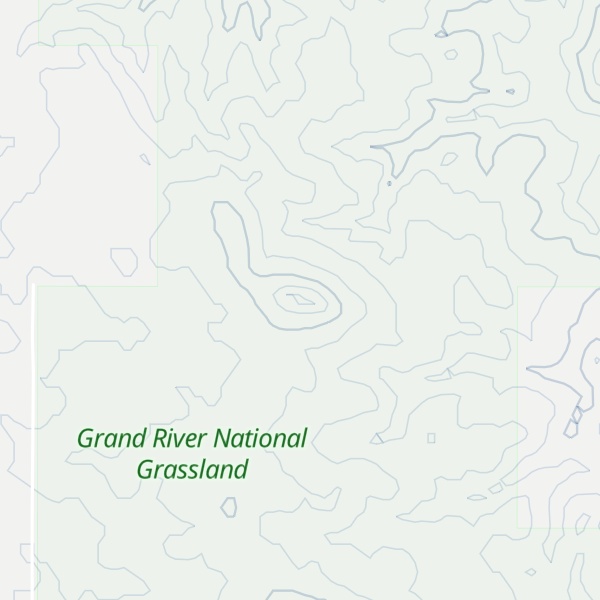 Map of Square Top Butte