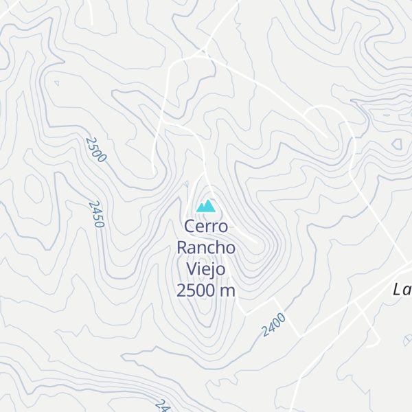 Map of Cerro Rancho Viejo