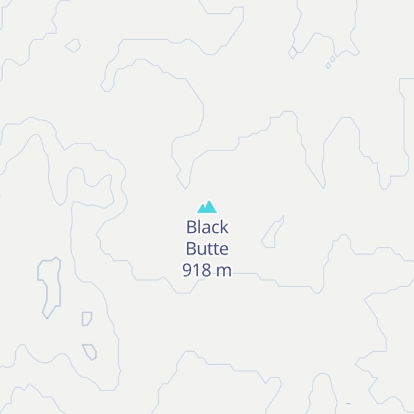 Map of Black Butte