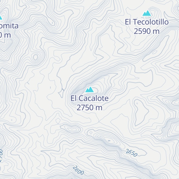 Map of El Cacalote