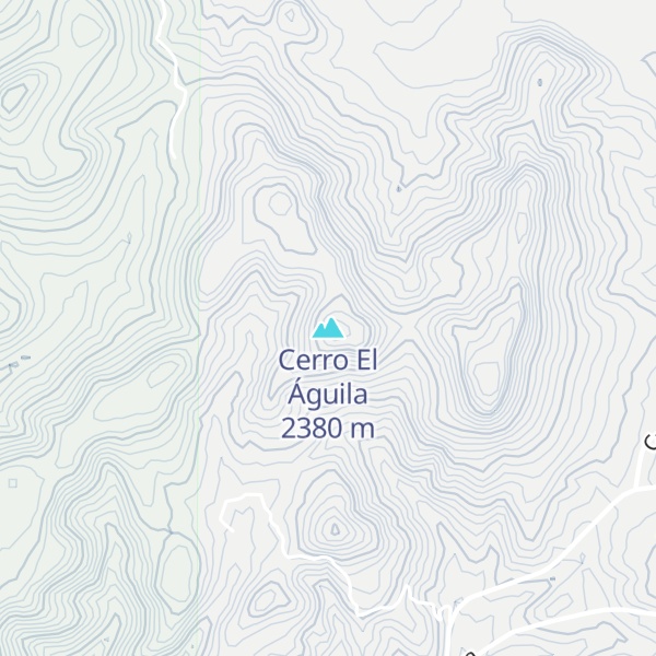 Map of Cerro El Águila