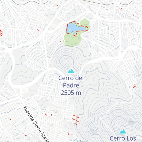 Map of Cerro del Padre