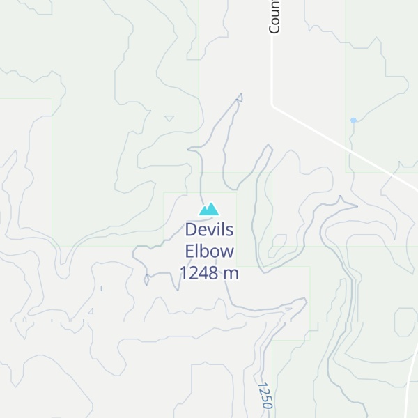 Map of Devils Elbow