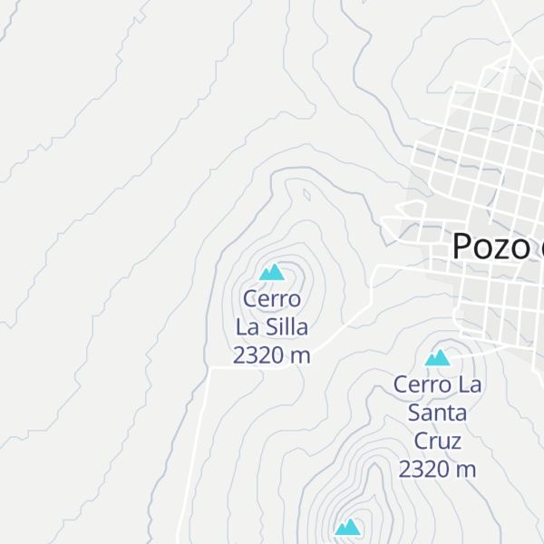 Map of Cerro La Silla