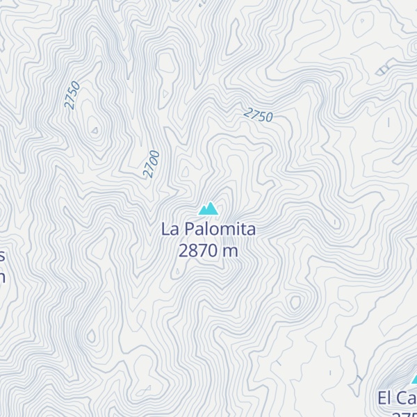 Map of La Palomita