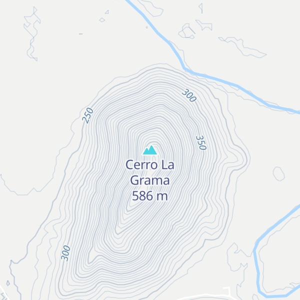 Map of Cerro La Grama