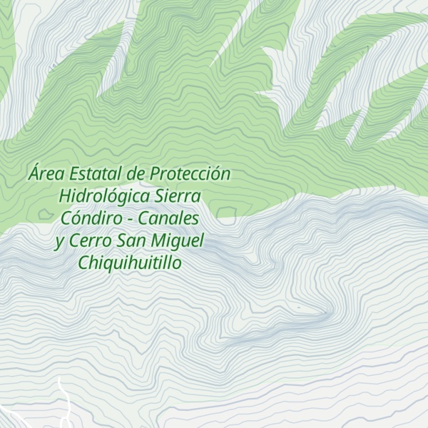 Map of Peña Rayada