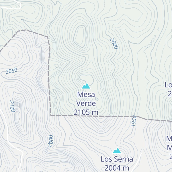 Map of Mesa Verde