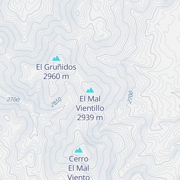 Map of El Mal Vientillo
