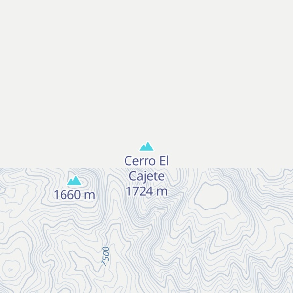 Map of Cerro El Cajete
