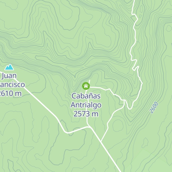 Map of Cabañas Antrialgo