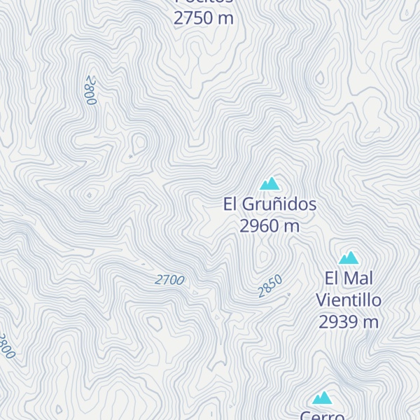 Map of Cerro Lo de Bosques