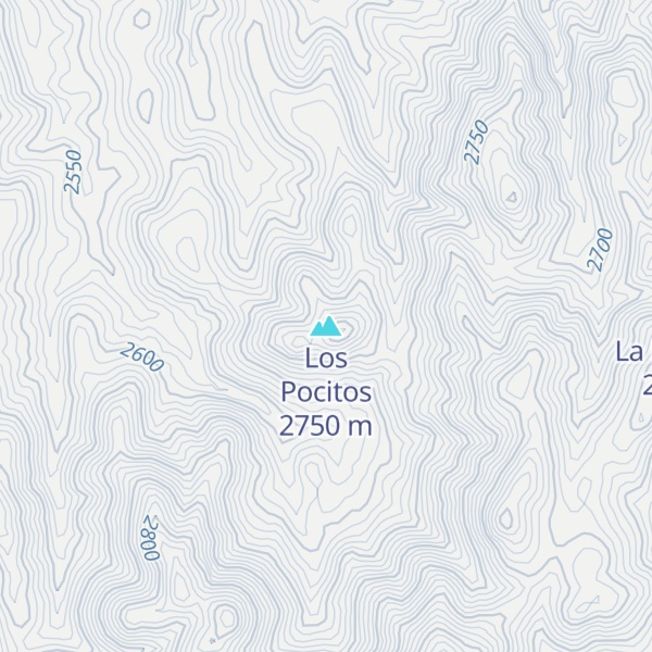 Map of Los Pocitos