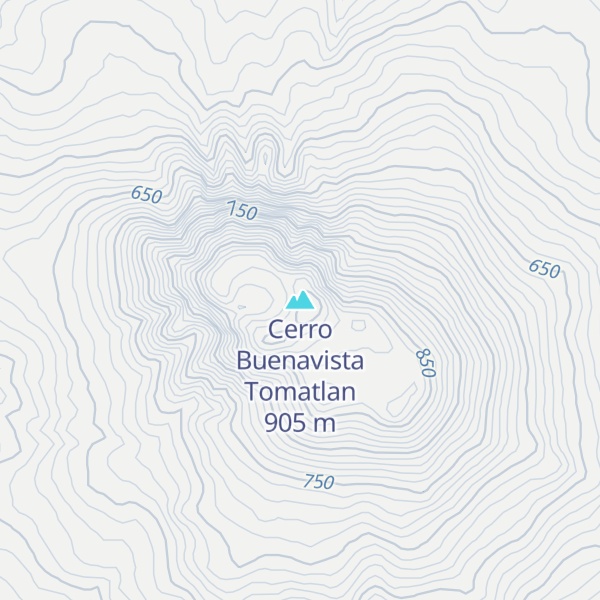 Map of Cerro Buenavista Tomatlan