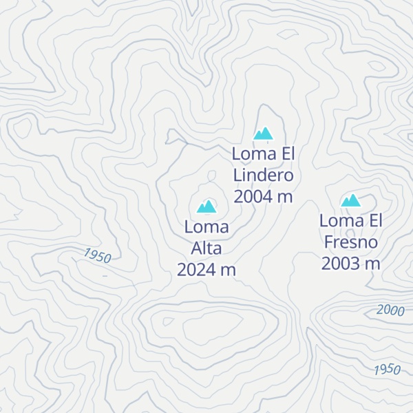 Map of Loma Alta