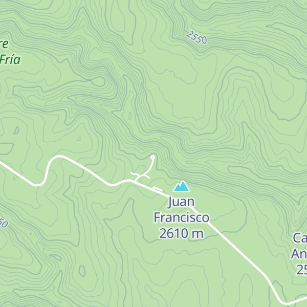 Map of Cabañas Las Manzanillas