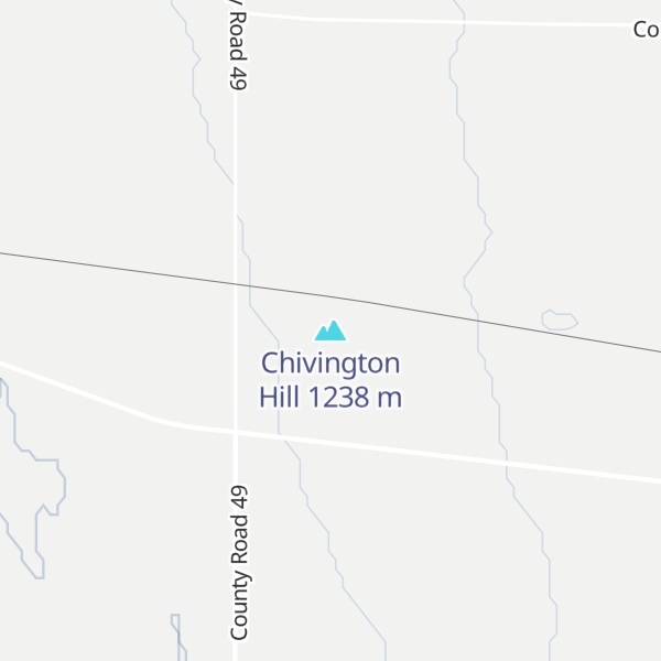 Map of Chivington Hill