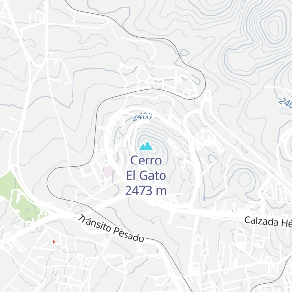 Map of Cerro El Gato