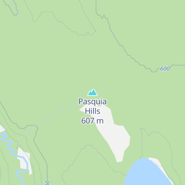 Map of Pasquia Hills