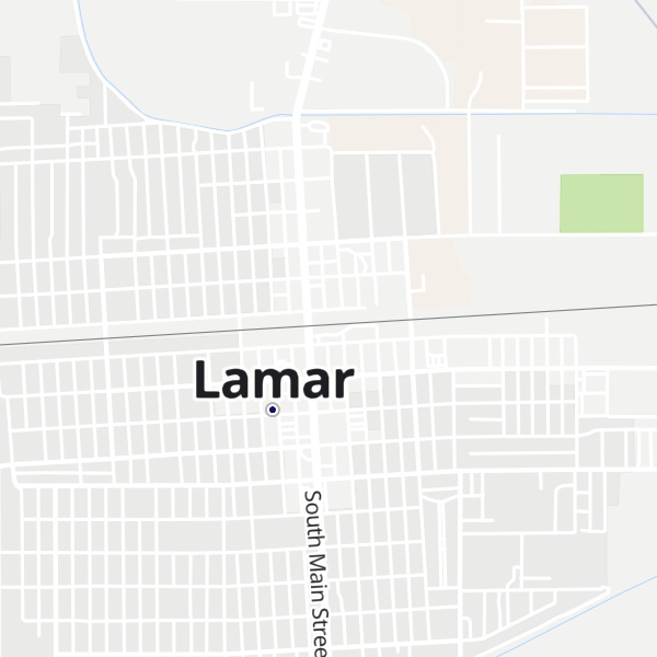 Map of Lamar Welcome Center