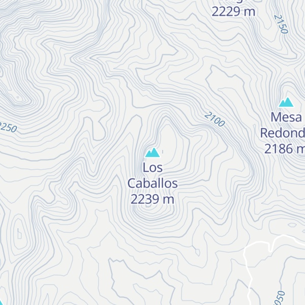 Map of Los Caballos