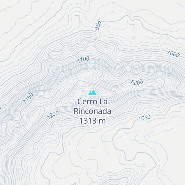 Map of Cerro La Rinconada