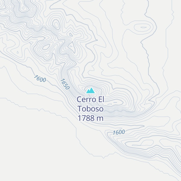 Map of Cerro El Toboso