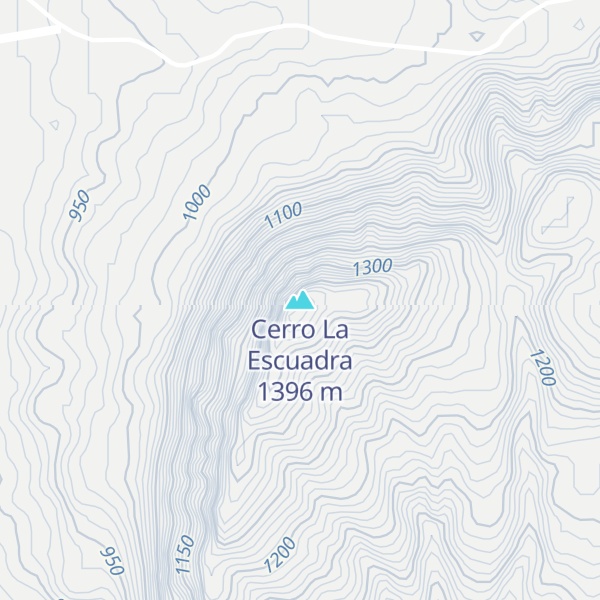 Map of Cerro La Escuadra