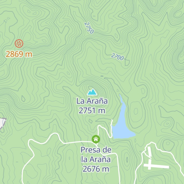 Map of La Araña