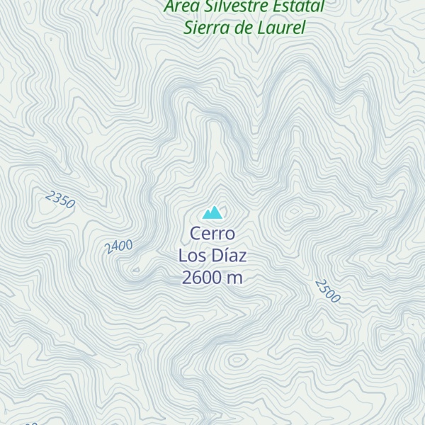 Map of Cerro Los Díaz
