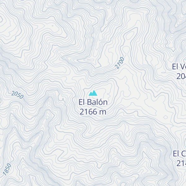 Map of El Balón