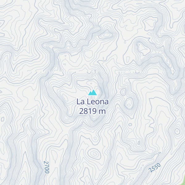 Map of La Leona