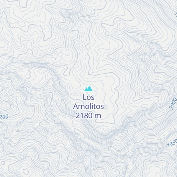 Map of Los Amolitos