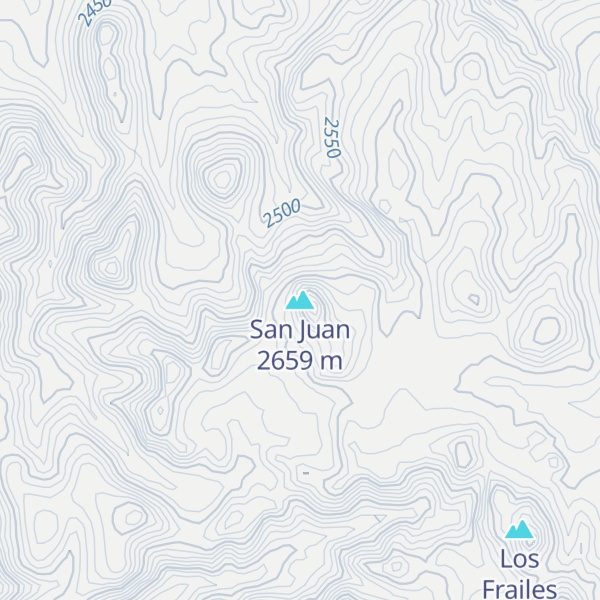 Map of San Juan